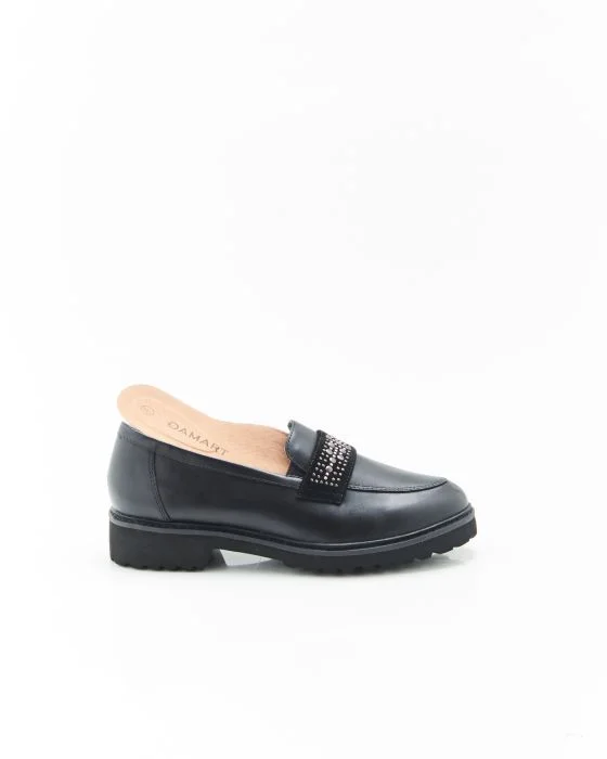 Mocassins détails chaînette ou strass Amortyl