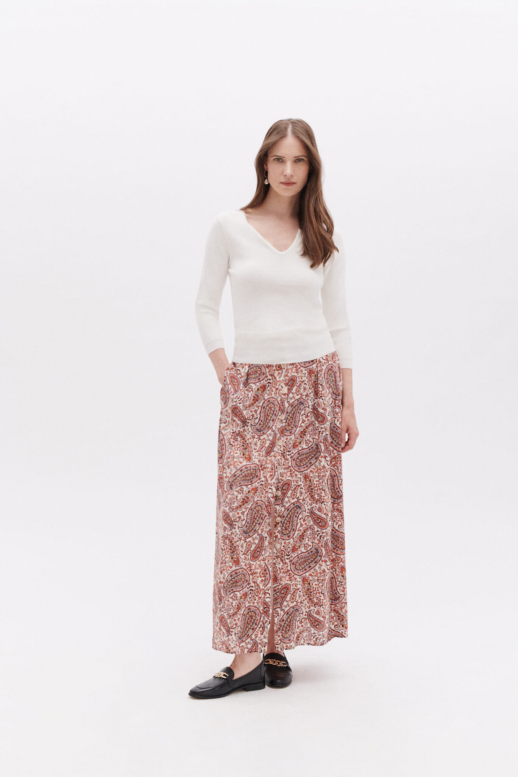 Jupe jalica camel femme