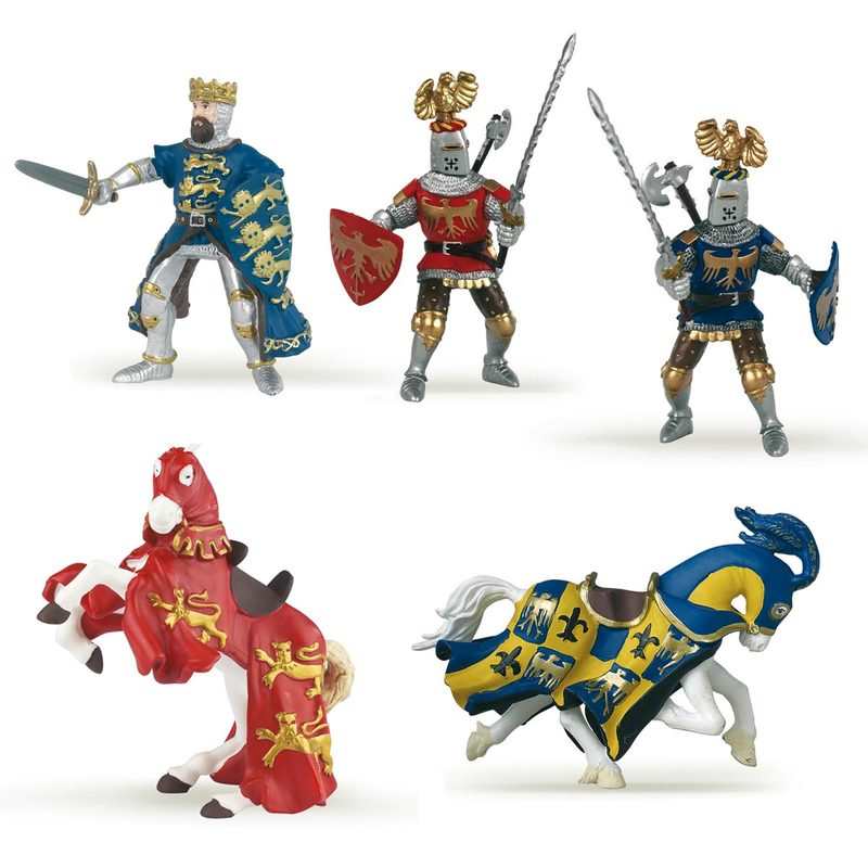 Coffret figurines Mini Tub's chevaliers Papo
