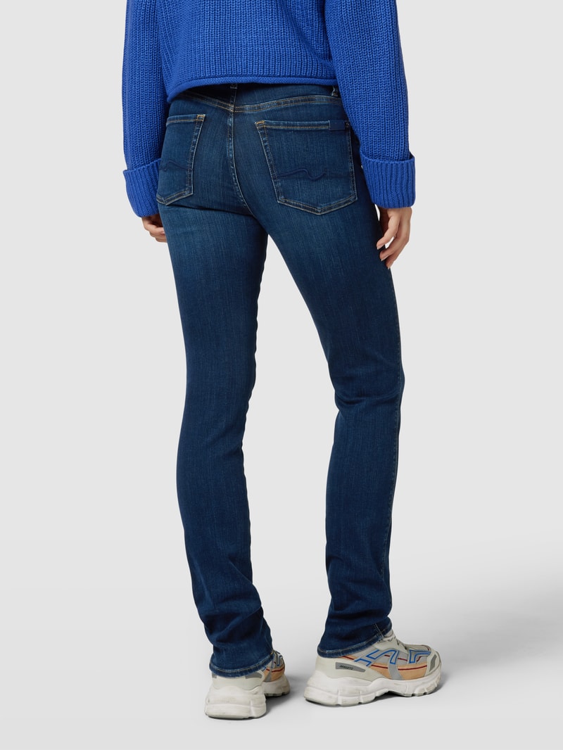 Straight Leg Jeans im 5-Pocket-Design Modell 'KIMMIE' in marineblau