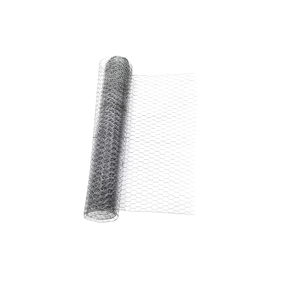 Powertec Garden Drahtgitter verzinkt, HEXAGONAL, ca. 10 x 0,5 m