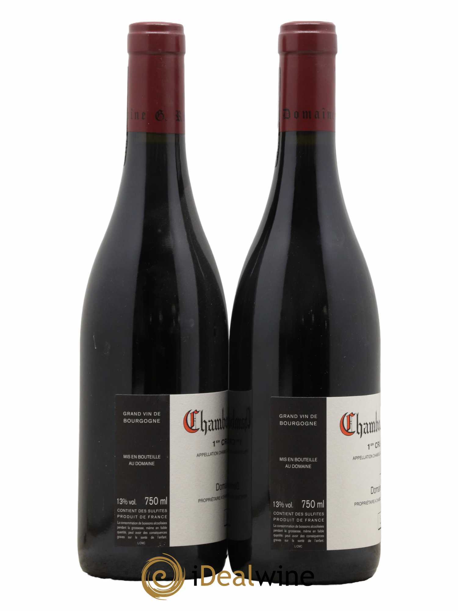 Chambolle-Musigny 1er Cru Les Cras Georges Roumier (Domaine)  2013 - Lot de 2 Bouteilles
