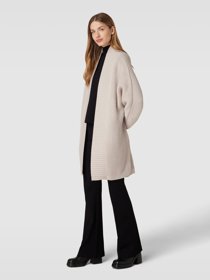 Cardigan mit offener Voderseite in taupe