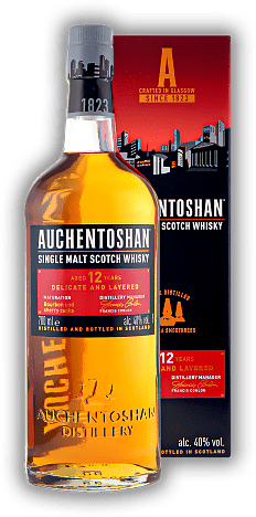 Auchentoshan 12 Years Auchentoshan 12 Years Besonders zarter Lowland-Whisky. Alter 12 J. - 0,7	 Liter - Vol 40%