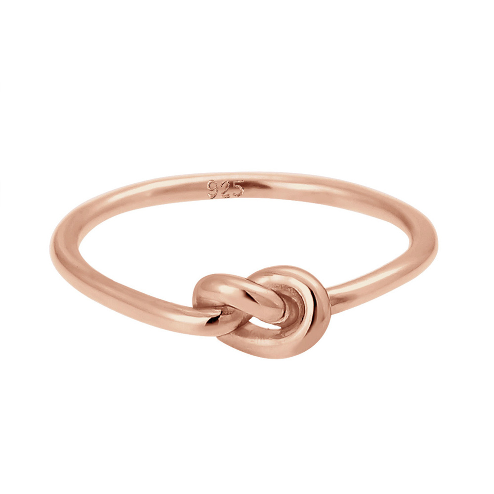 Elli Elli Bague Femmes Nœud Délicat Filigrane en Argent Sterling 925 Bague