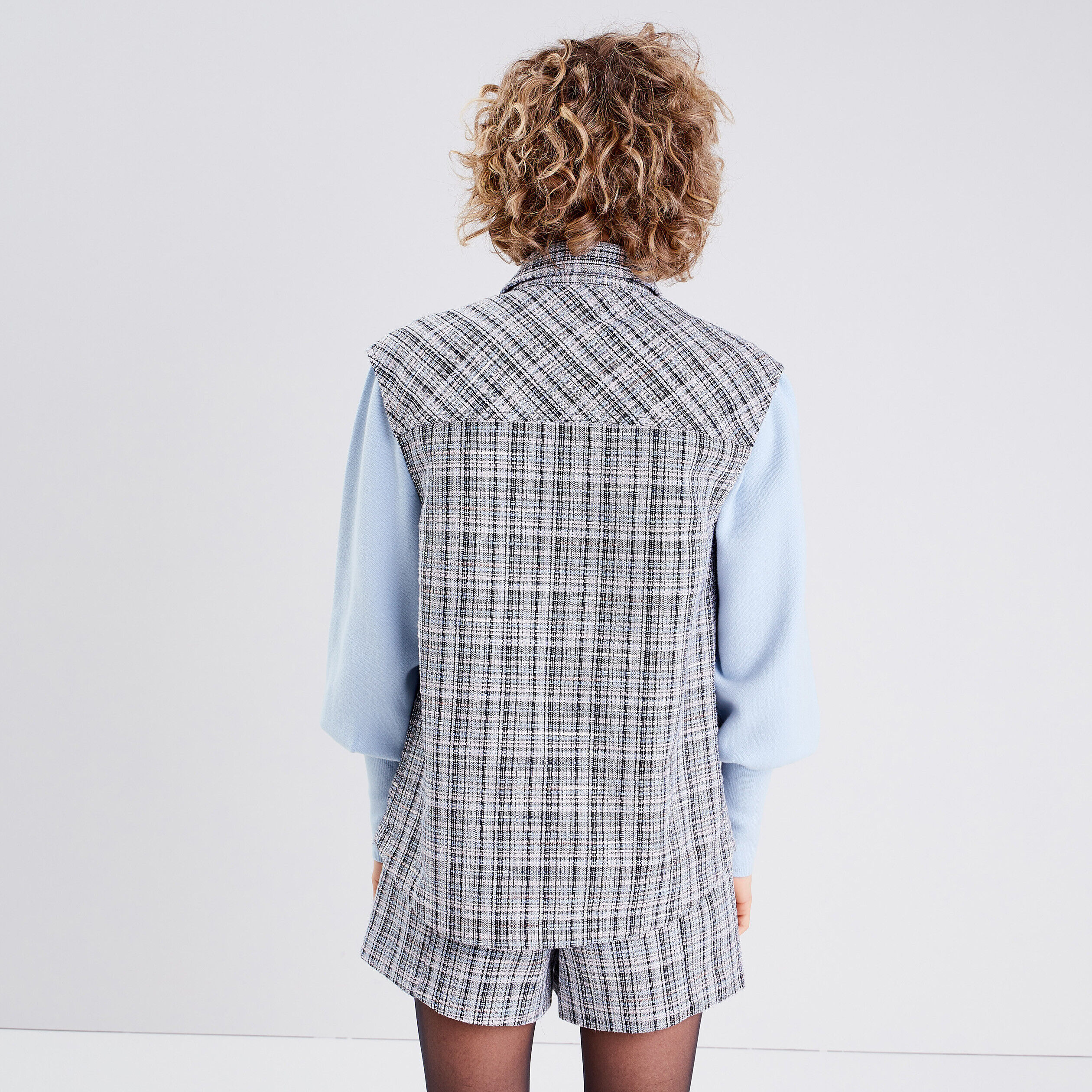 Veste droite sans manches beige femme | Cache Cache