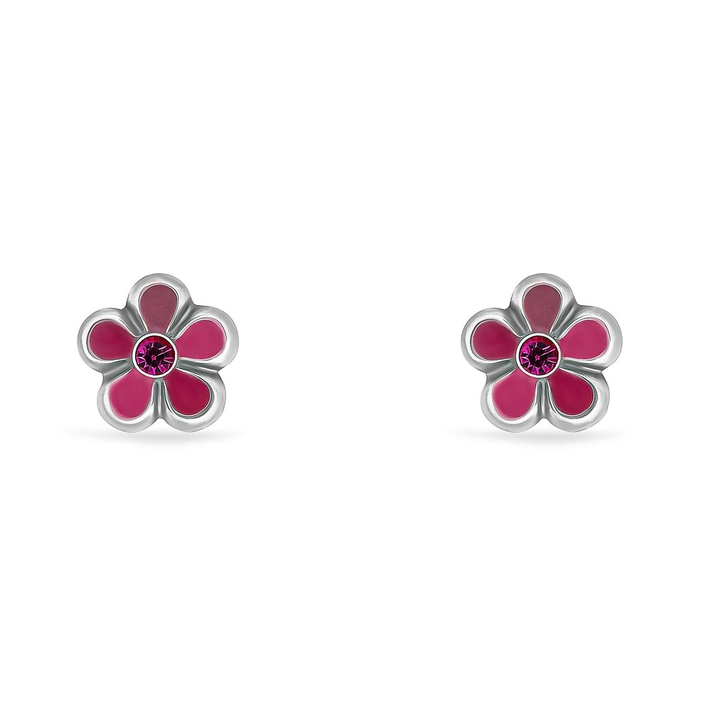 FAVS Boucles d'oreilles à fermoir à poussette 925 Argent Boucles d'oreilles