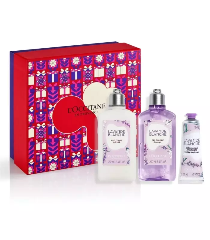 LAVANDE BLANCHE COFFRET CORPS  LAVANDE BLANCHE NOËL 23