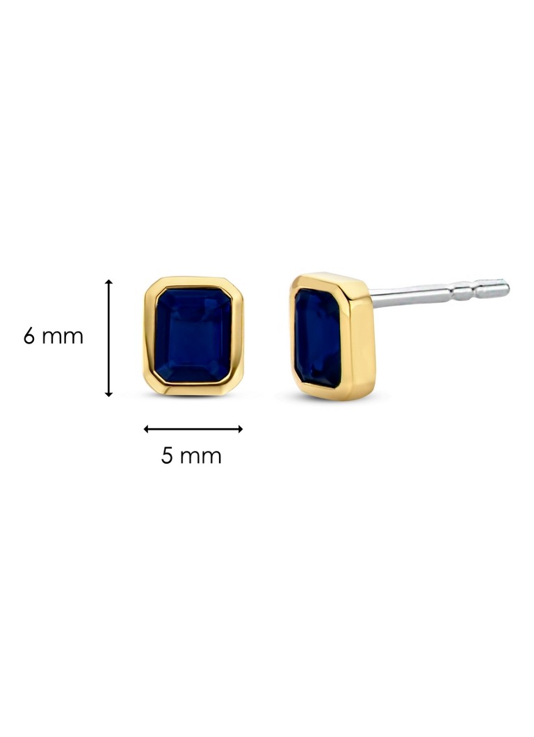 TI SENTO - Milano Gold-plated Stud Earrings 7893BY