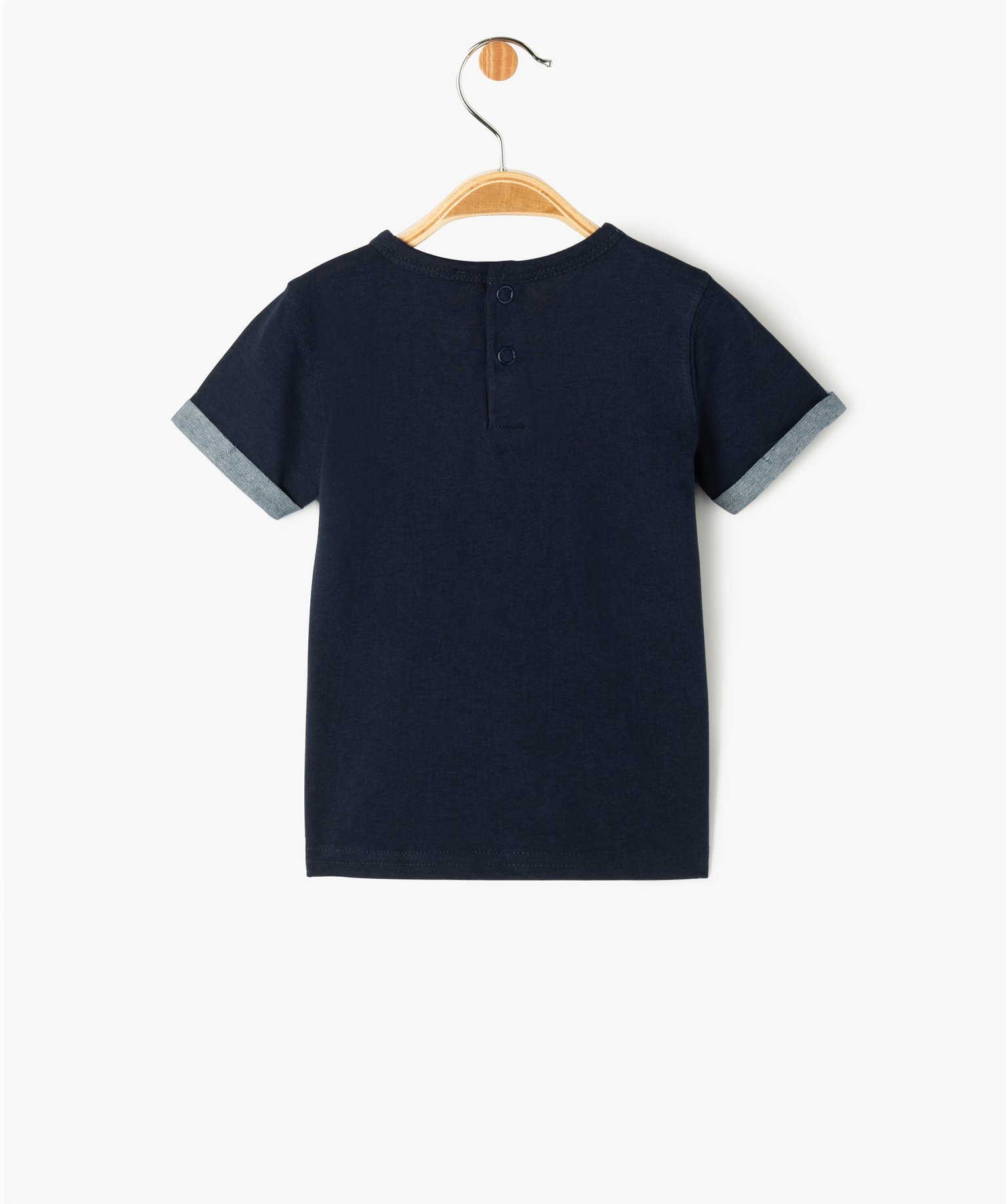 Tee-shirt bébé Garçon imprimé avec inscription marine | GEMO