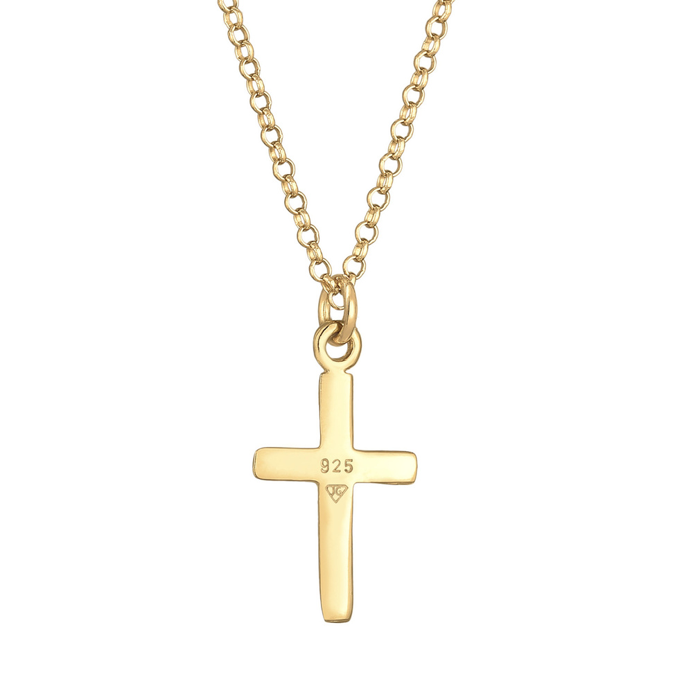 Elli Elli by Julie & Grace Collier Femme Pendentif Croix en Filigrane Argent Sterling  collier