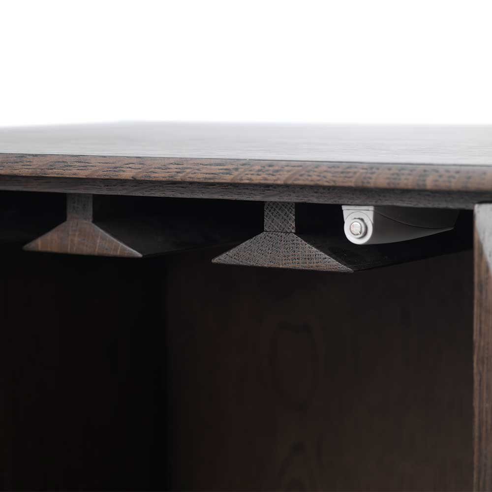Pharao24 Barschrank Habiba aus Massivholz