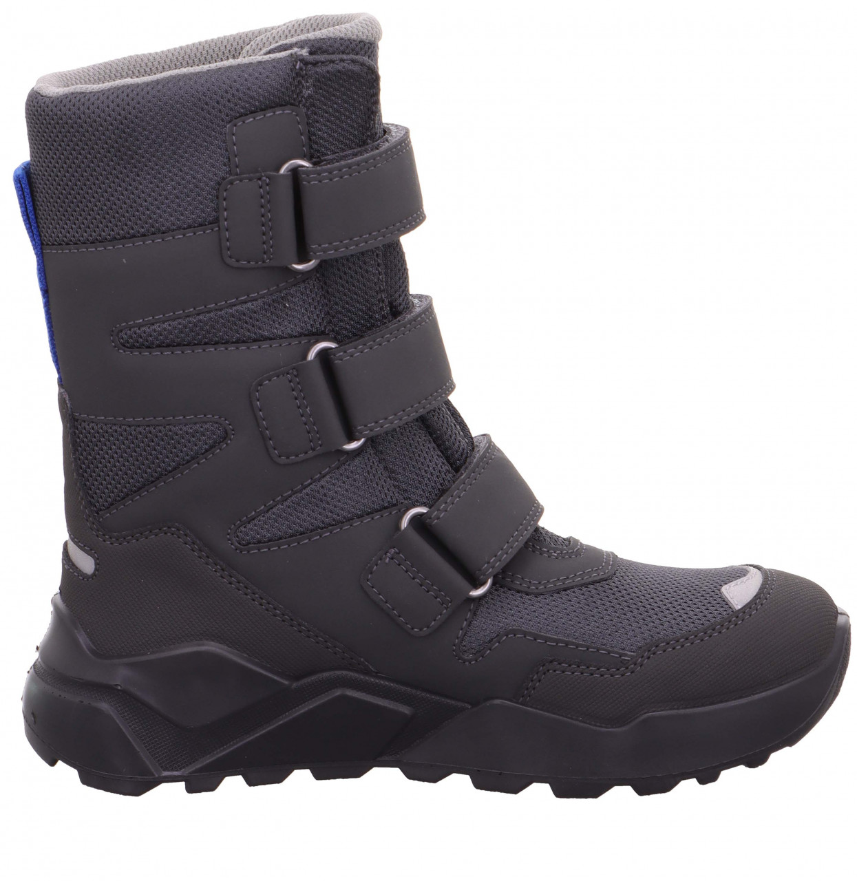 ROCKET - Grau/BlauStiefel mit Klettverschluss