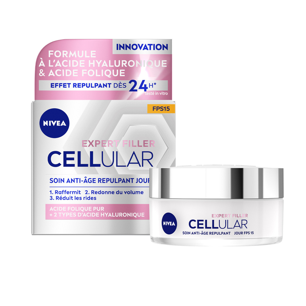 nivea CELLULAR EXPERT FILLER - Soin Jour Anti-Âge Repulpant FPS15 50 ml Soin visage anti-âge Femme