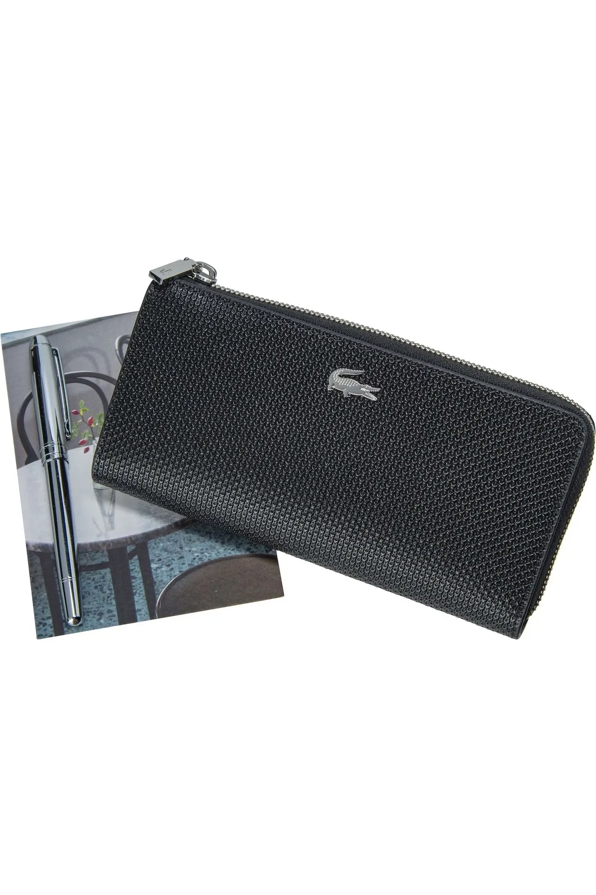 Lacoste  Große Geldbörse Chantaco Classic Slim Zip Wallet 3580