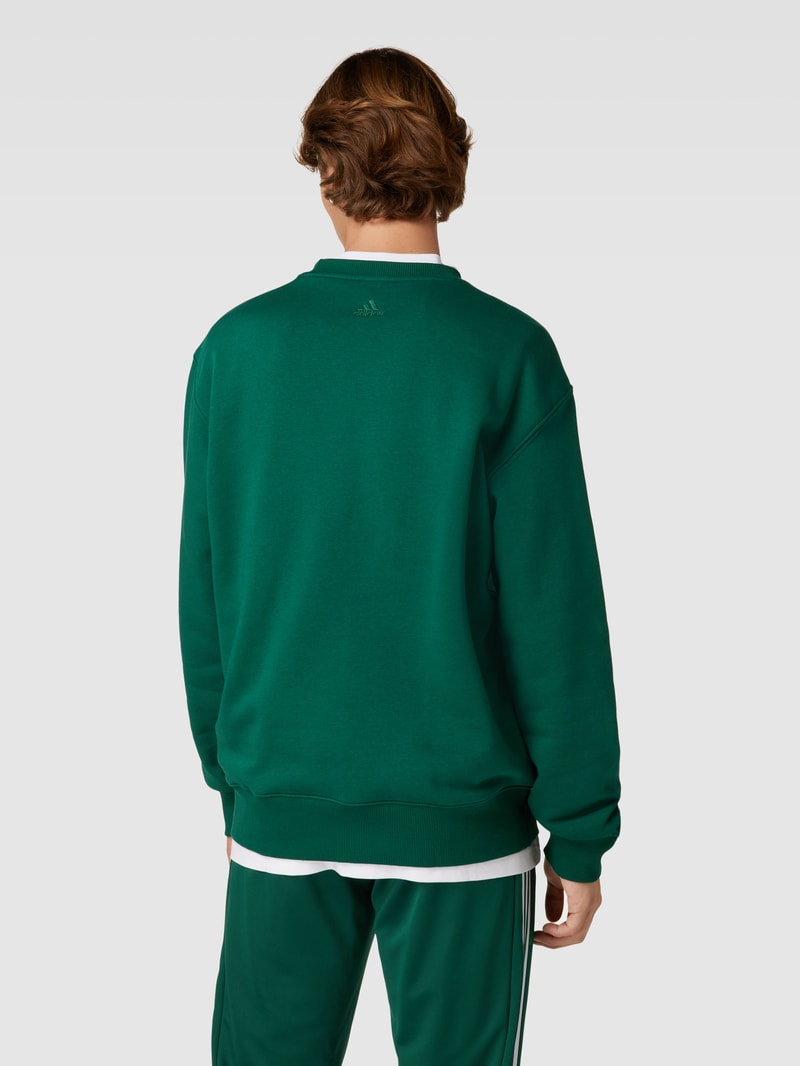 Sweatshirt mit Label-Print in bottle