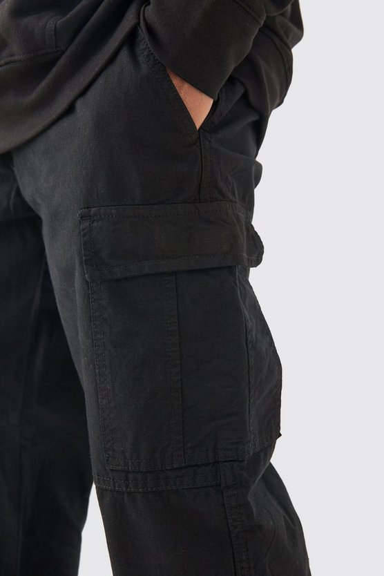 Lockere Cargo Ripstop Hose mit Etikett