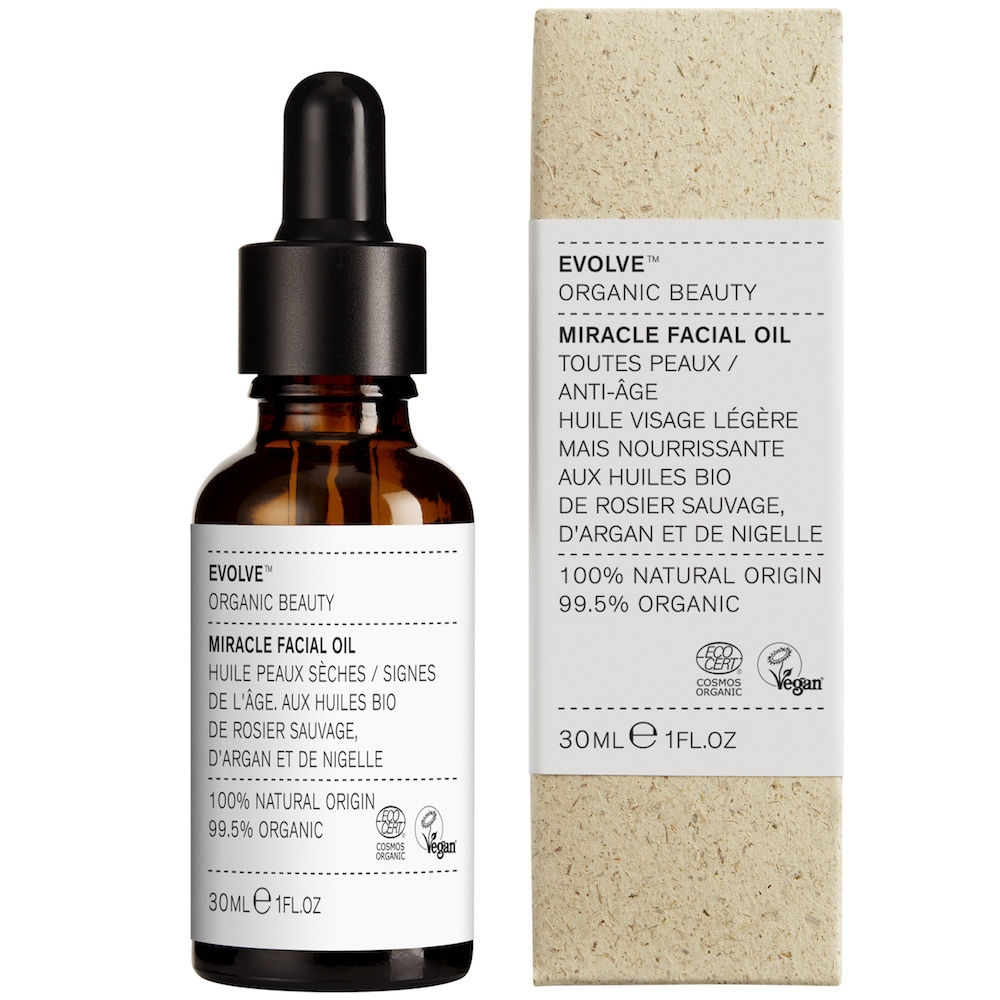 evolve organic beauty MIRACLE FACIAL OIL Huile visage légère