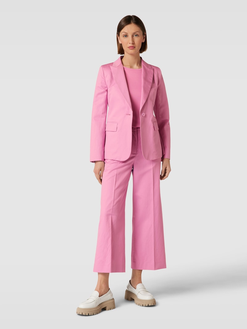 Blazer mit Brustleistentasche in flieder