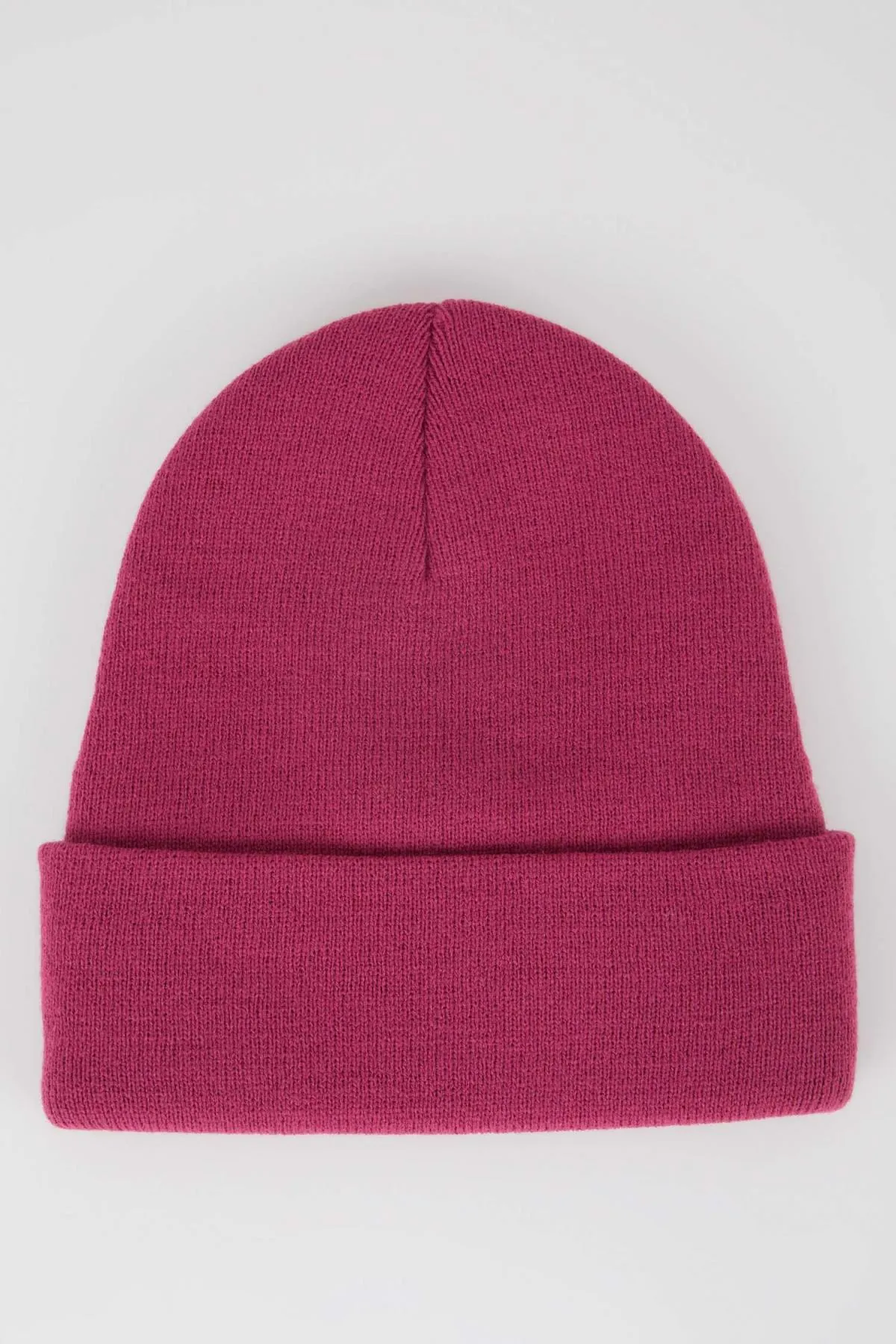 DeFacto  Gestrickte Baskenmütze mit Slogan-Stickerei für Damen