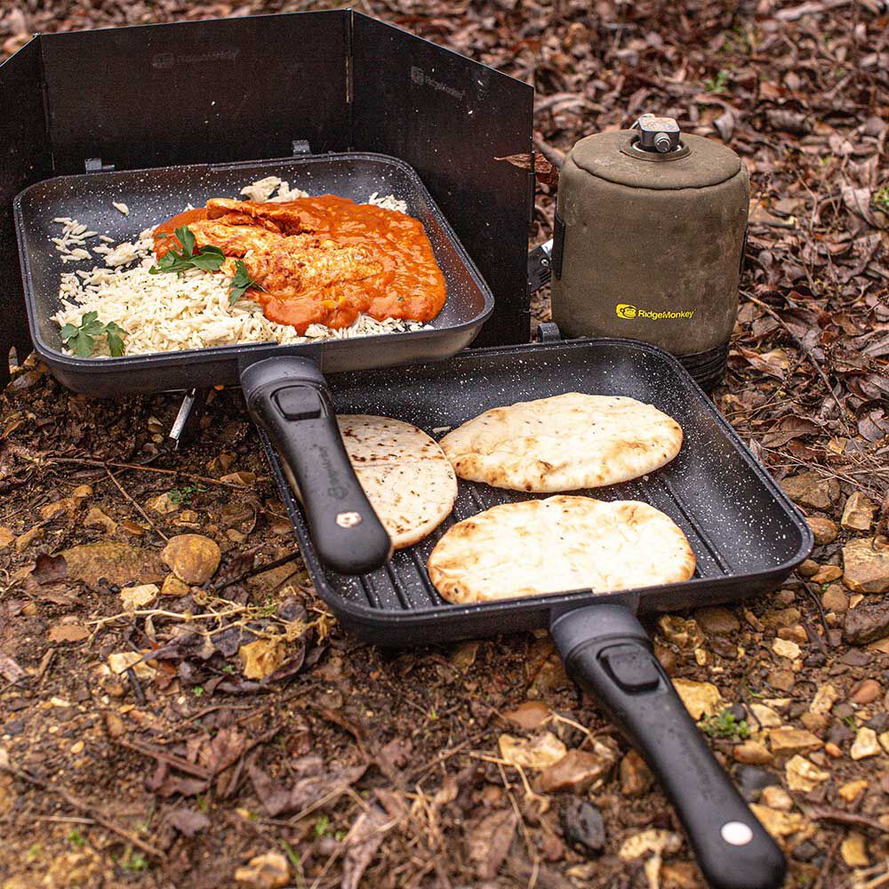 Ridge Monkey Pan Set Saucepan + Grill Connect XXL Granite Edition