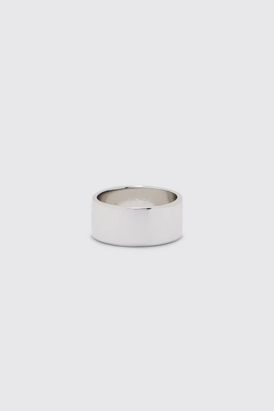 2er-Pack silber Metall-Ringe
