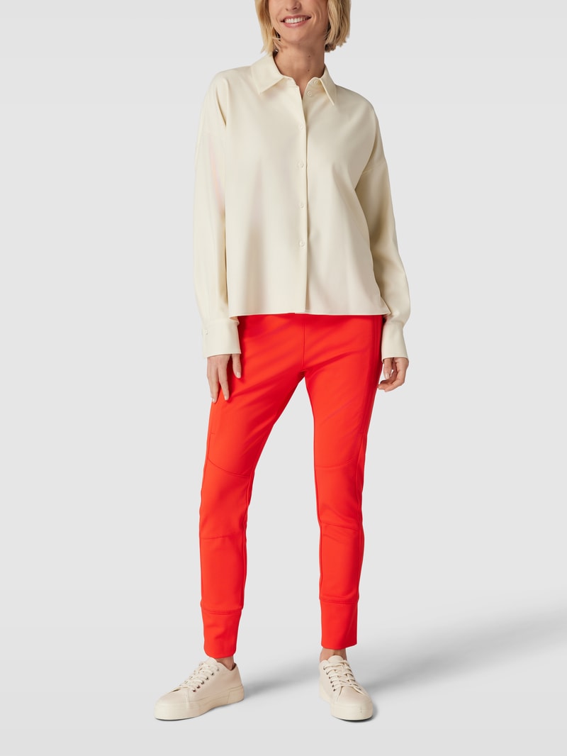 Sweatpants mit Teilungsnähten Modell 'FUTURE 4.0' in rot