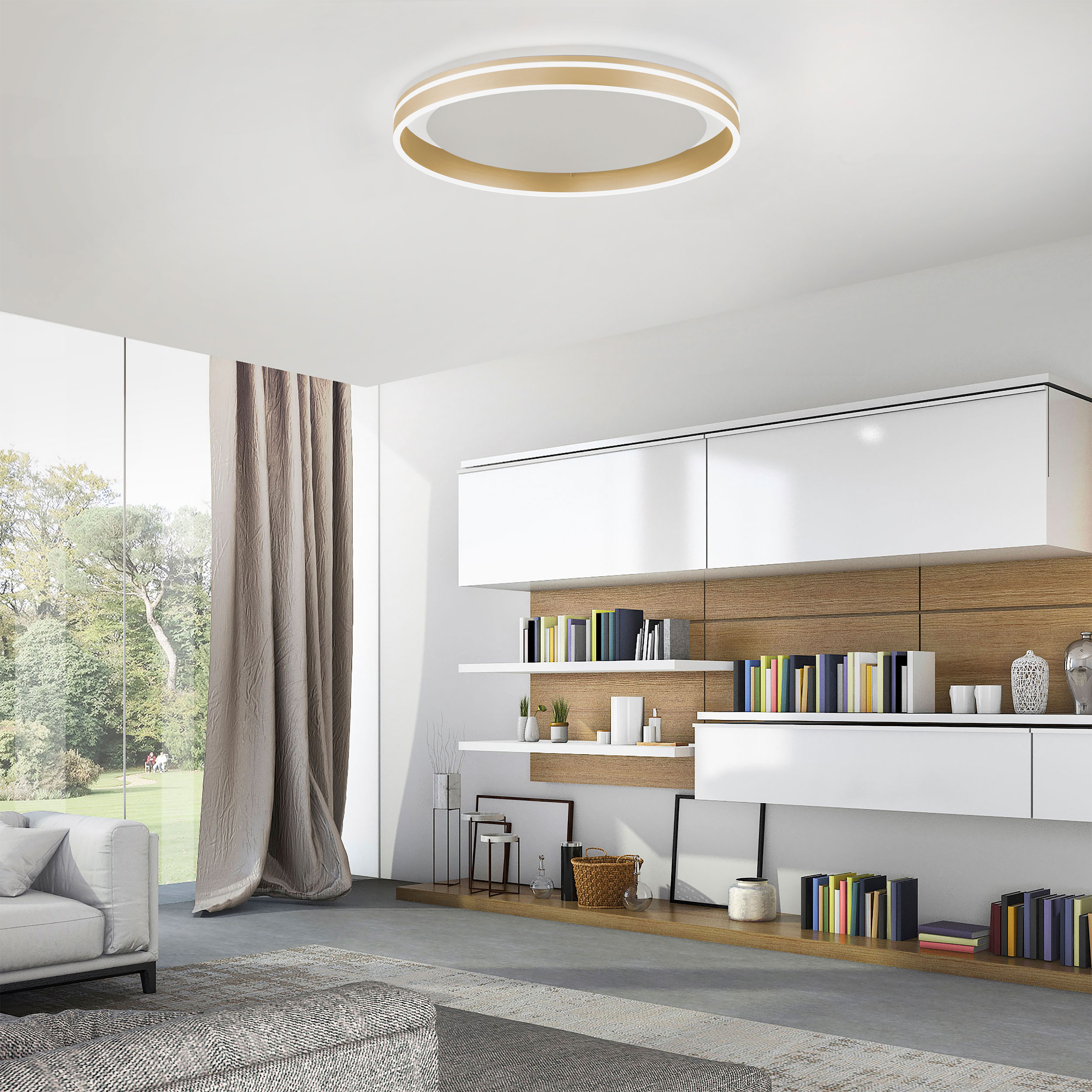 QLED-Deckenleuchte 1flg