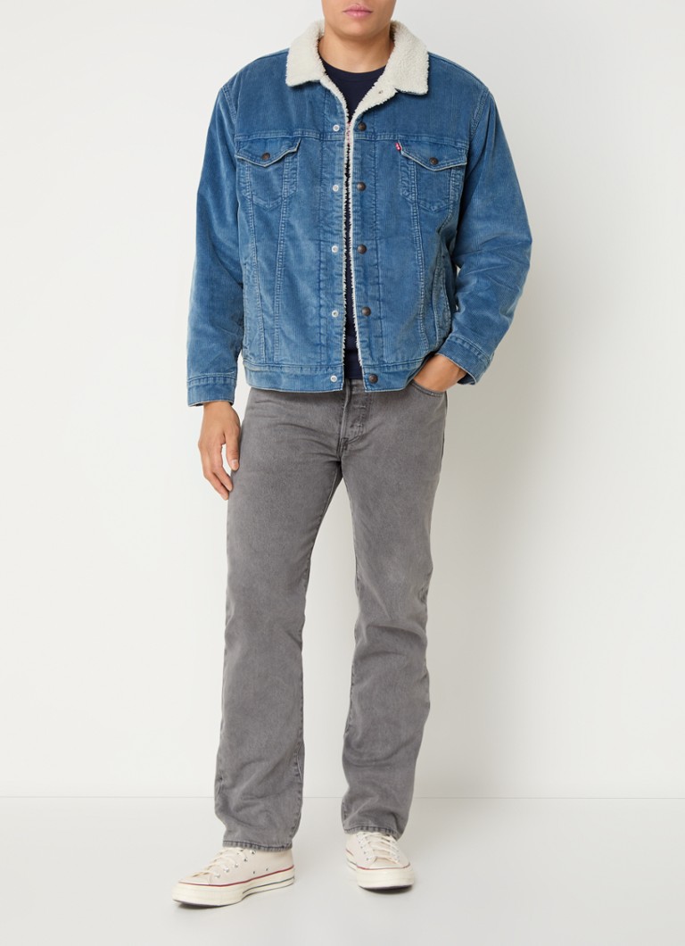 Jachetă Levi's din catifea reiată cu căptușeală din fleece