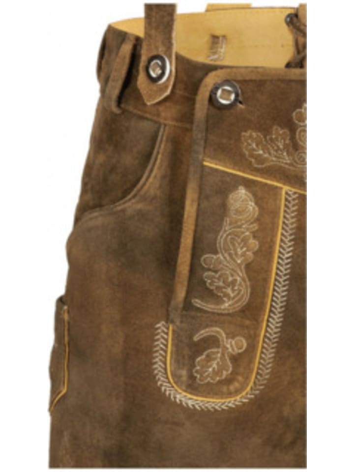Nübler Lederhose für Damen in braun in braun günstig kaufen 58