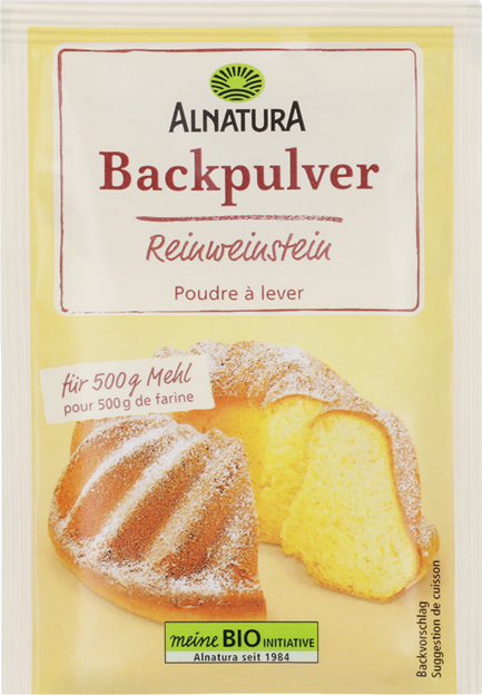 Alnatura Bio Reinweinstein Backpulver