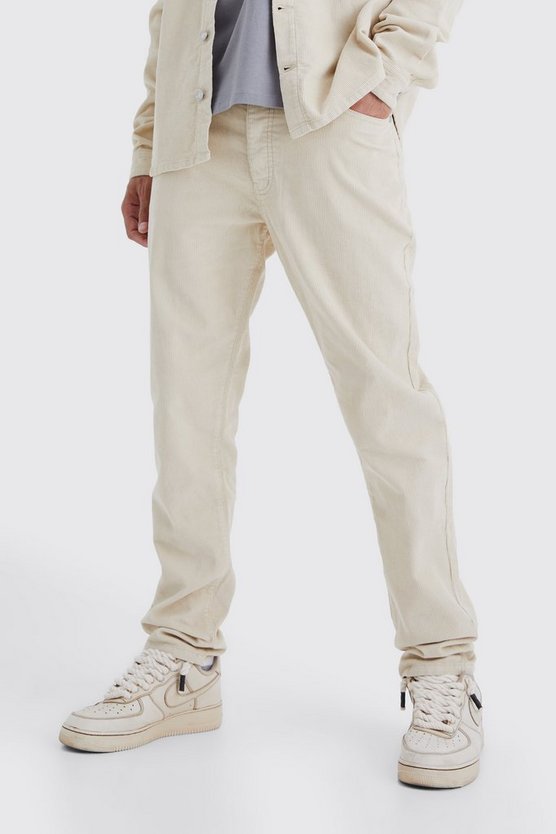 Tall schmale Cord-Hose