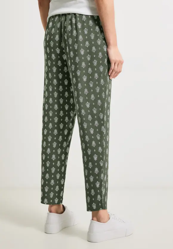 CECIL Casual Fit Hose mit Print
