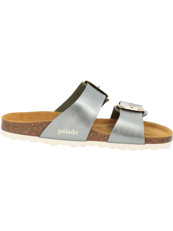 palado Pantoletten in olive metallic günstig kaufen