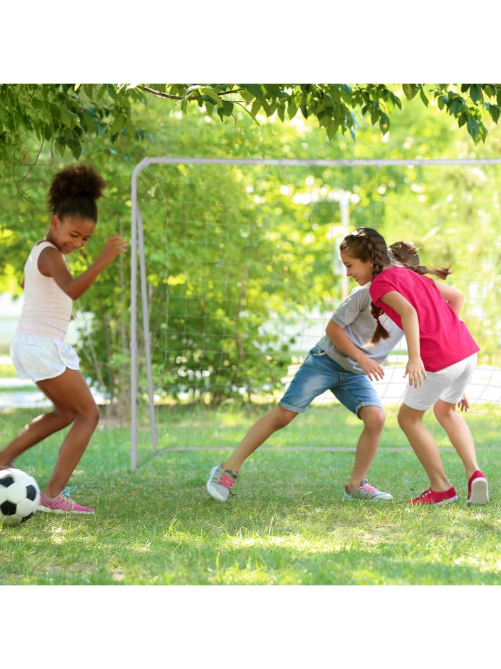 relaxdays Fußballtor in Weiß - (B)217 x (H)153 x (T)75 cm günstig kaufen onesize