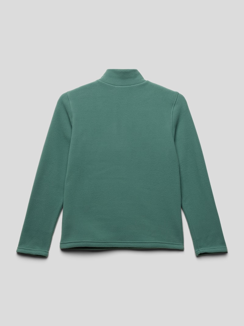 Fleecepullover mit Troyer-Kragen Modell 'GLACIER' in schilf