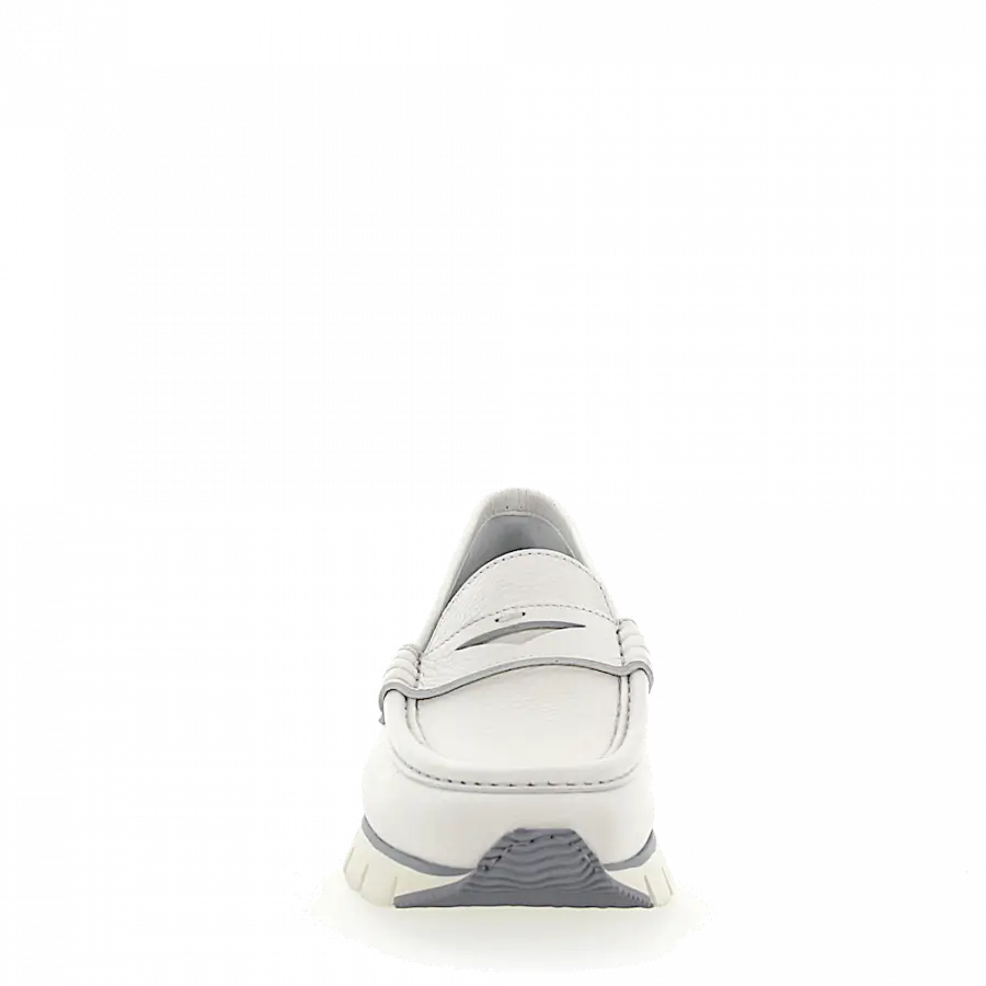 Santoni - Mokassins weiß - weiß