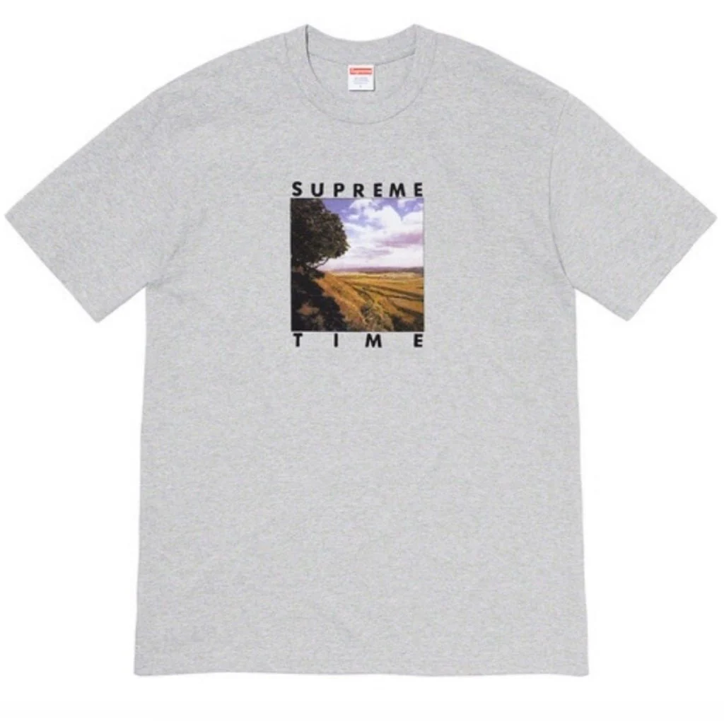 Time Tee Heather Grey