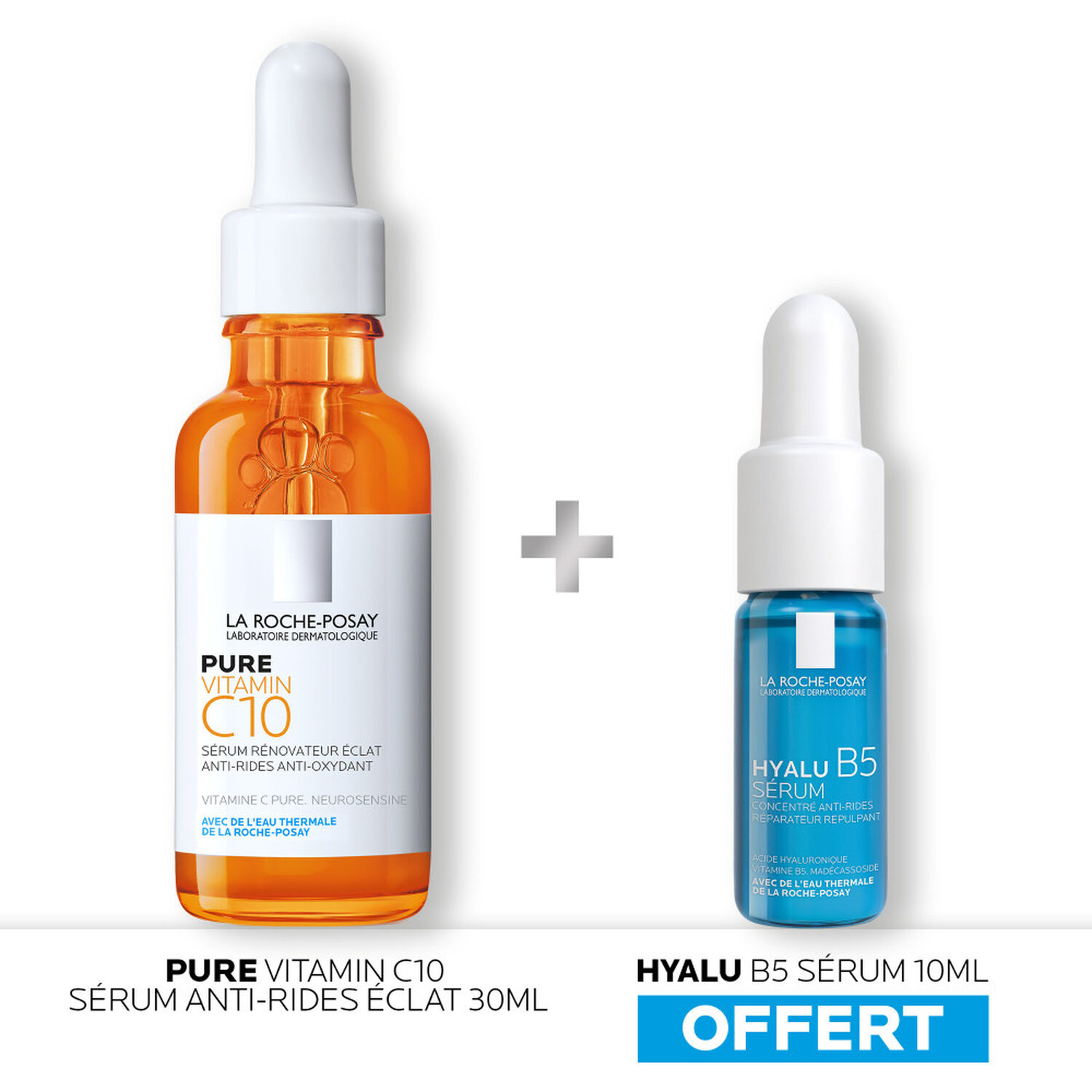 la roche-posay Vitamin C Coffret Sérum Anti-rides Éclat 30 ml + Sérum Anti-rides Réparateur 10 ml
