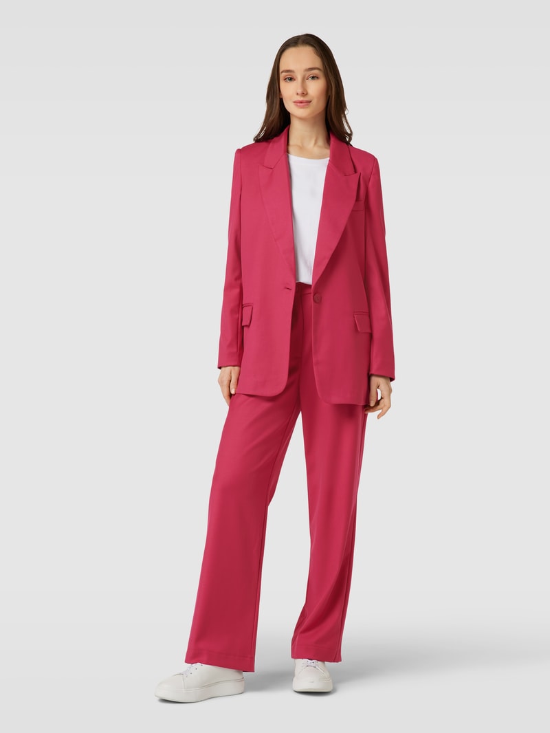 Blazer mit Reverskragen in pink