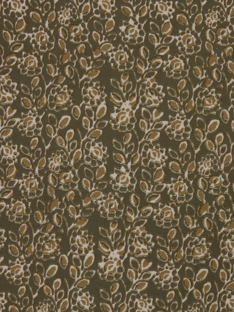 ROSA sengetøysett i flanell, ROSA 140x200 olivengrønn