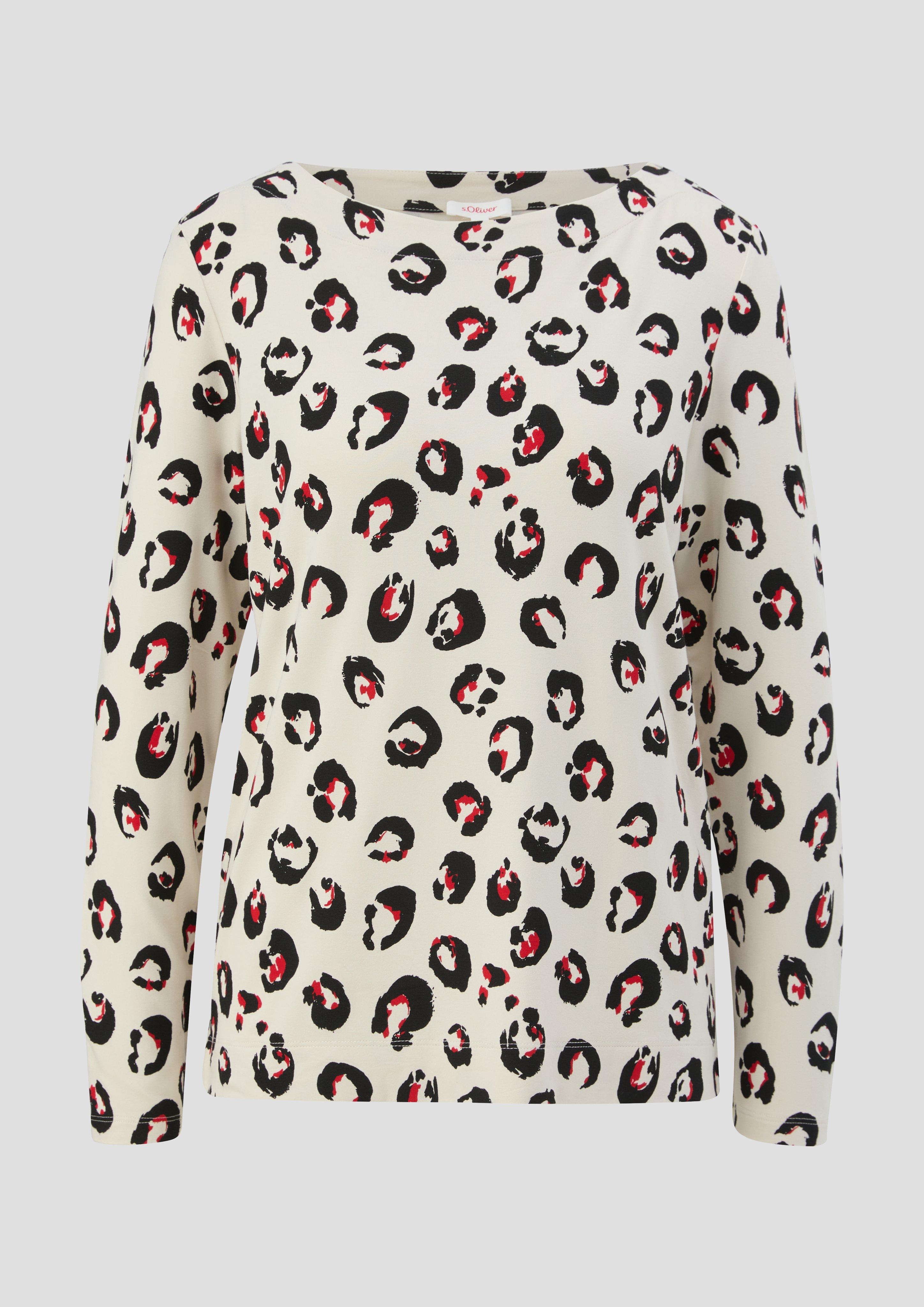 Longsleeve aus Viskosestretch  2139664-82A1