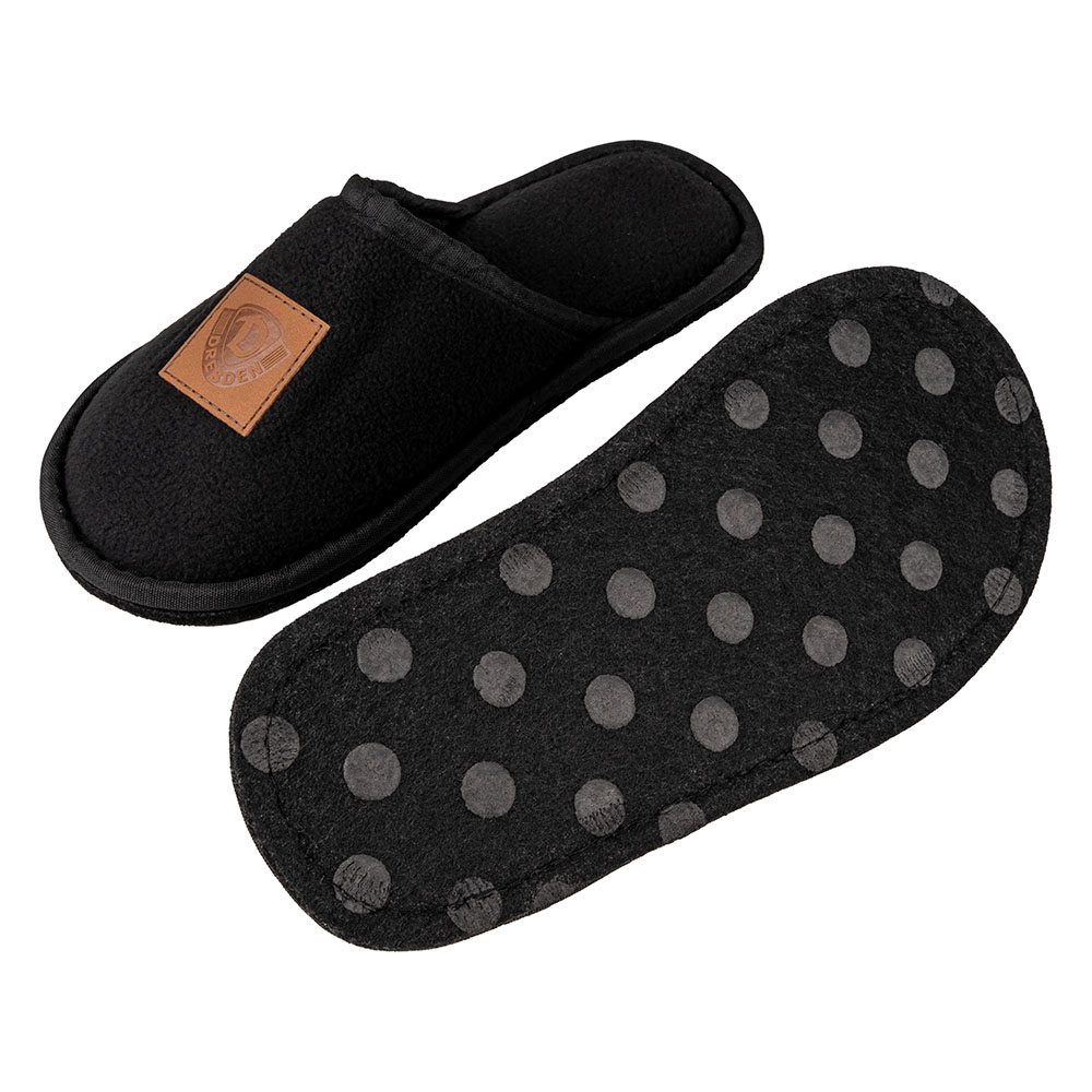 Hausschuhe Filz-Pantoffel LEDERPATCH
