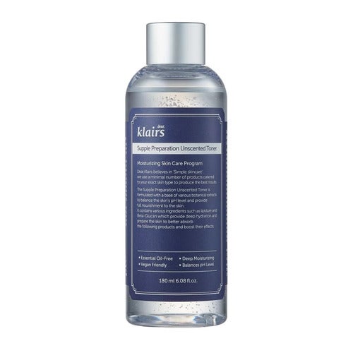 Dear Klairs Supple Preparation Uparfumeret Toner 180 ml