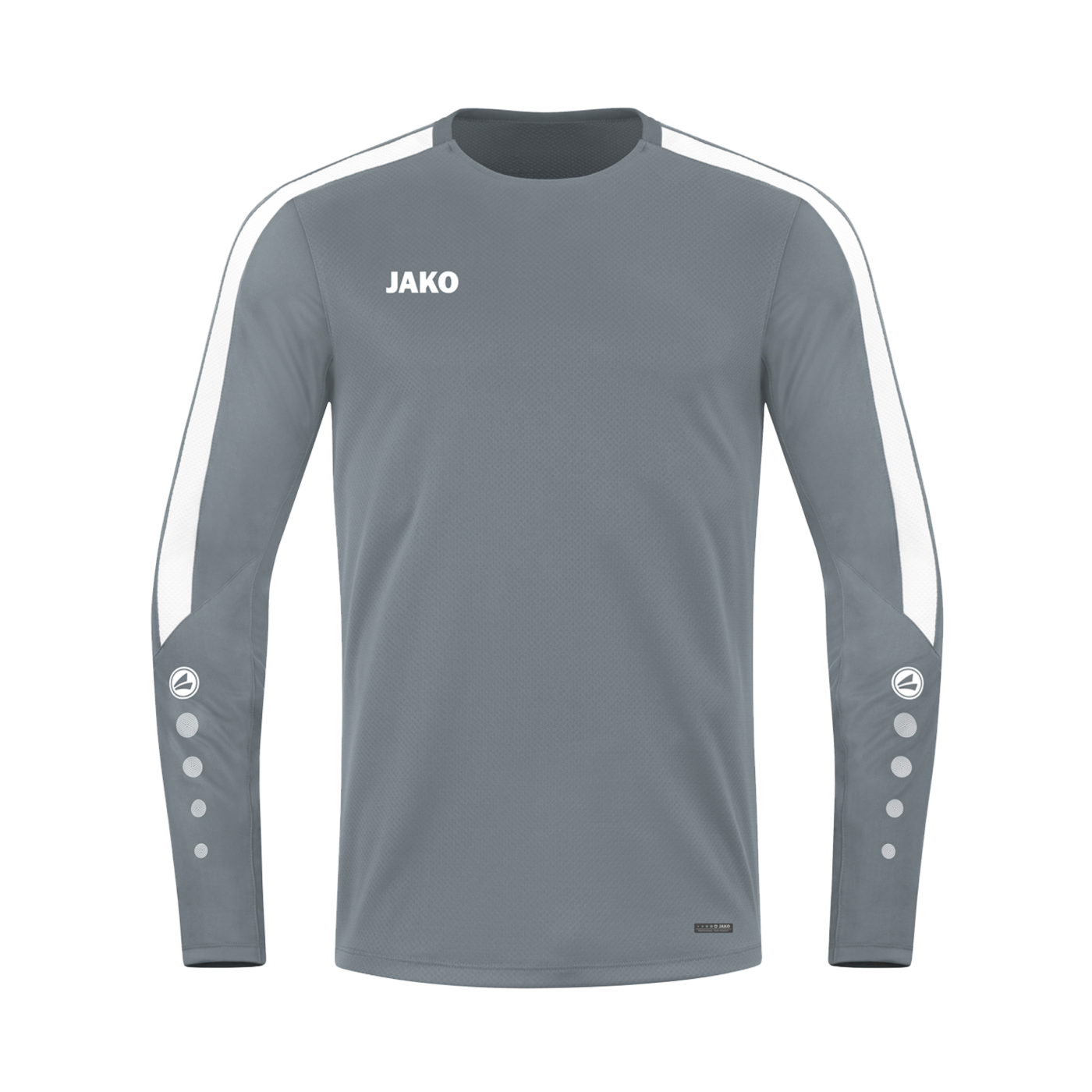 JAKO Power Sweatshirt Grau Weiss F840