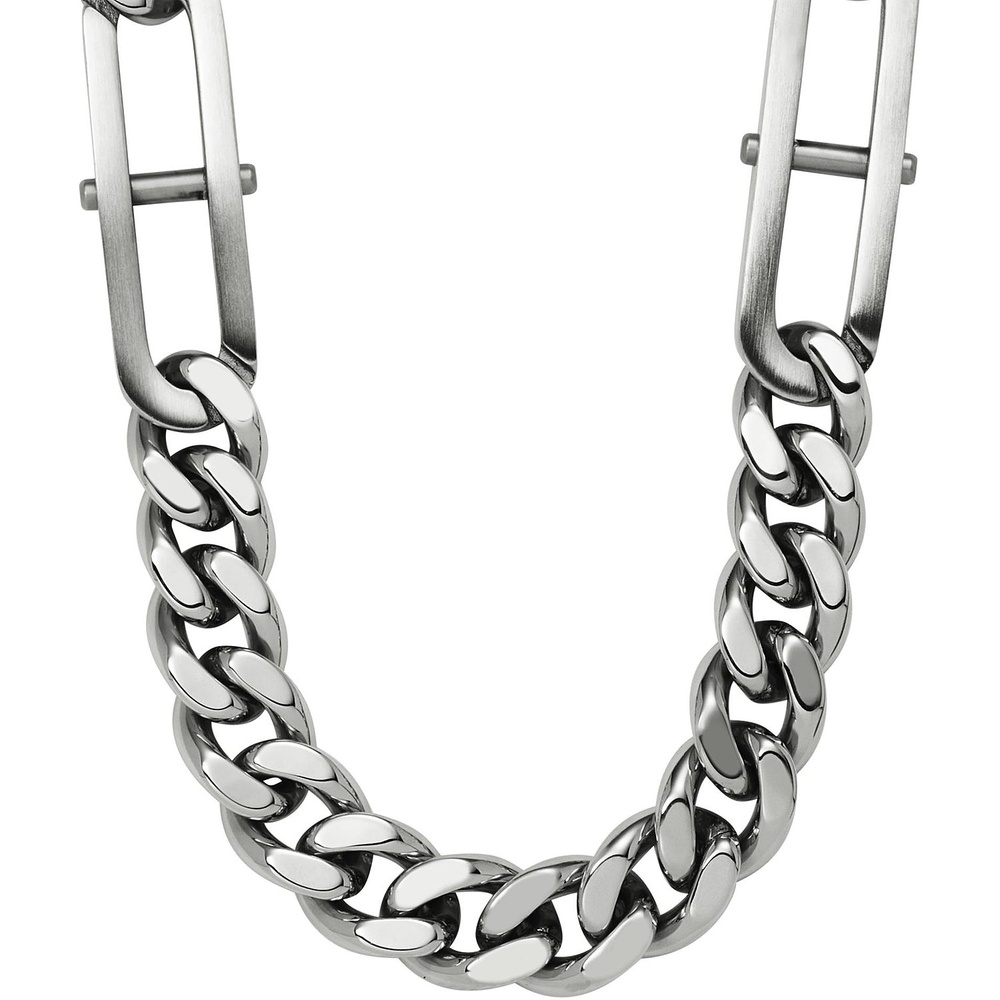 Fossil Chaînette Acier inoxydable collier