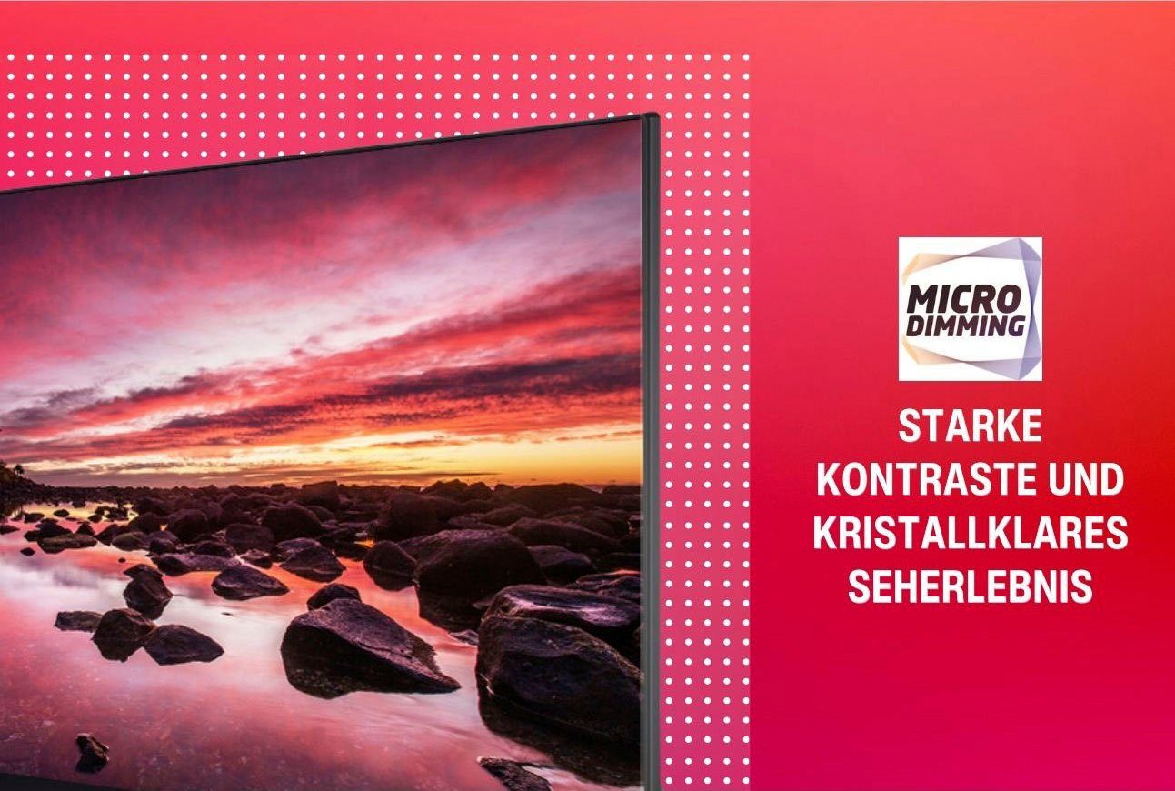 Telefunken D43Q701X2CW QLED-Fernseher (108 cm/43 Zoll, 4K Ultra HD, Android TV, Smart-TV)