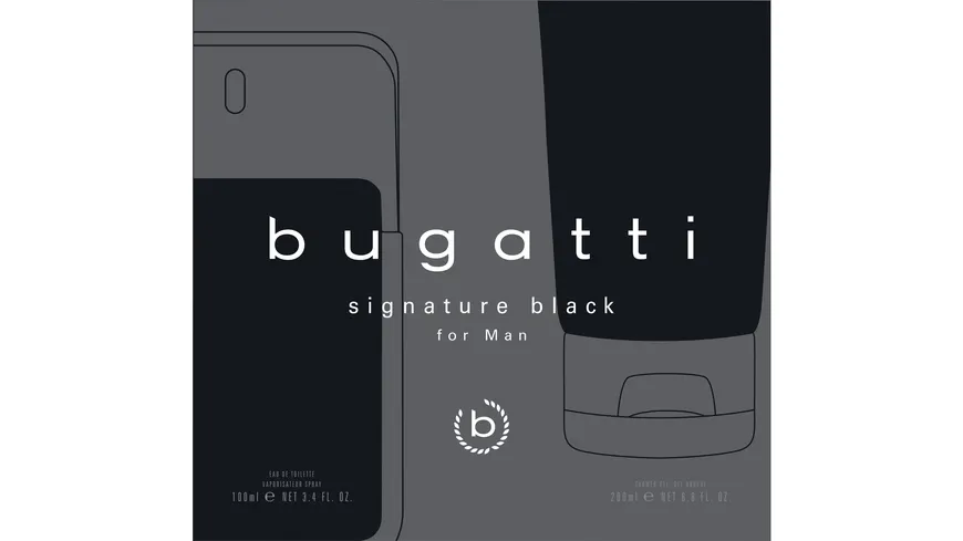 bugatti Signature Black Eau de Toilette Geschenkpackung