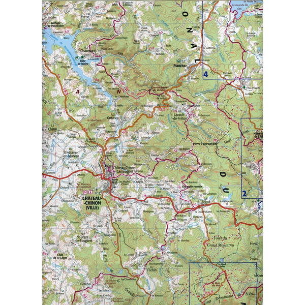 MORVAN 1:75000 - Wanderkarte