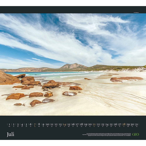 GEO KLASSIKER: TRAUMPFADE 2024 - WAND-KALENDER - Kalender